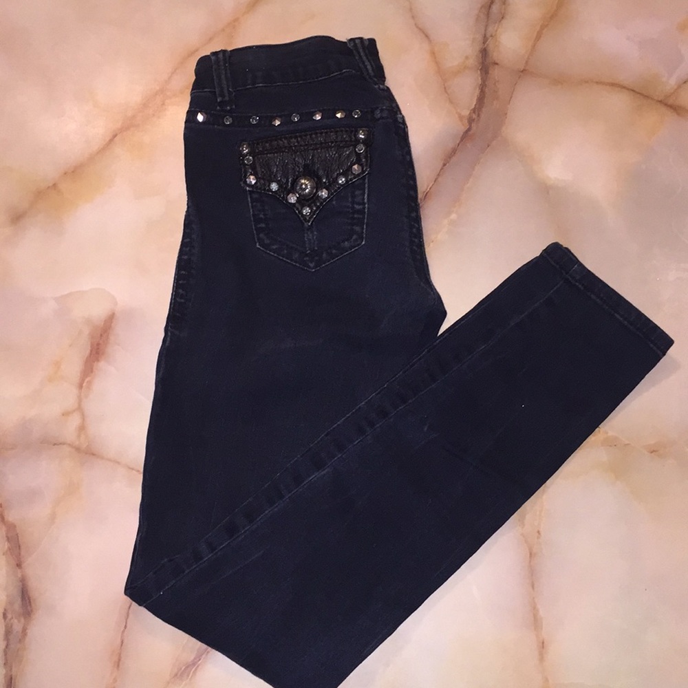 Studded jeans